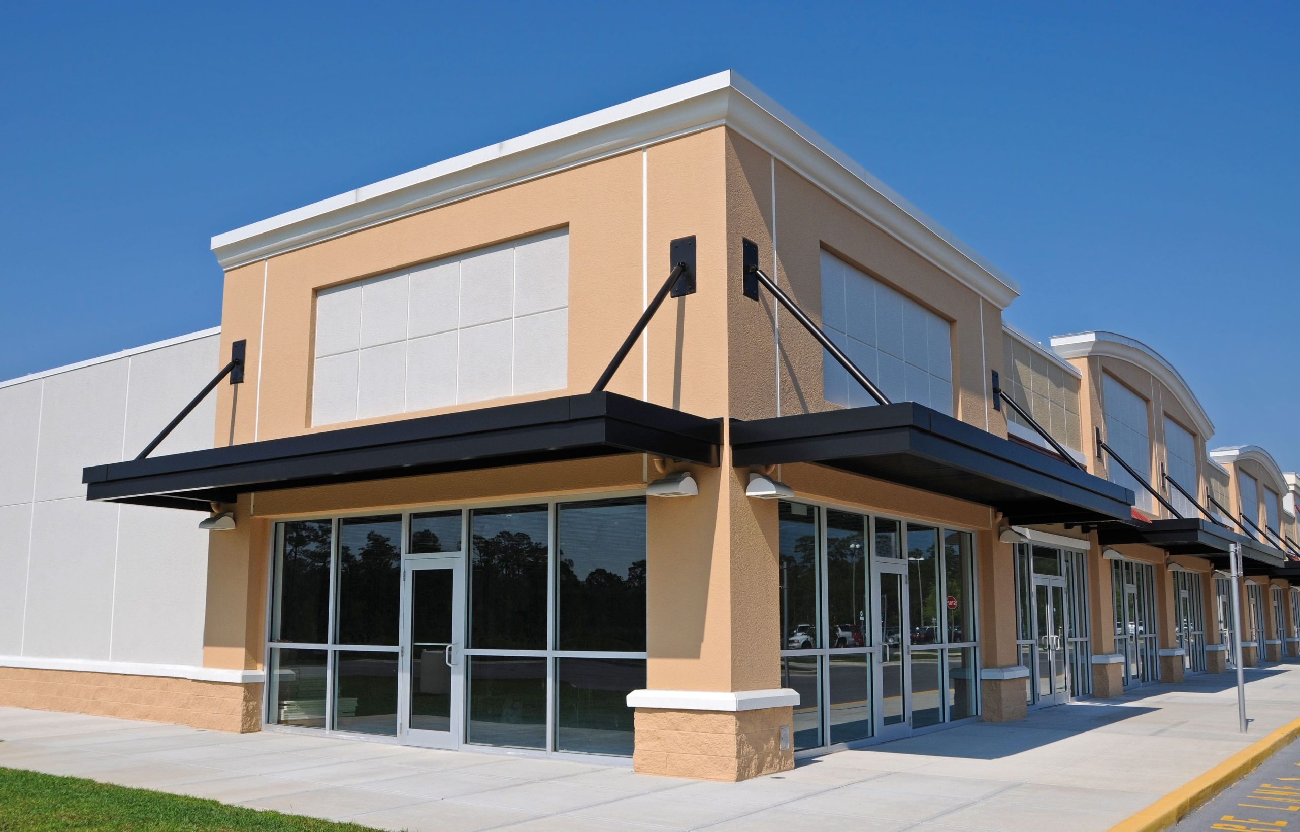 Durable commercial awning installation in Knoxville